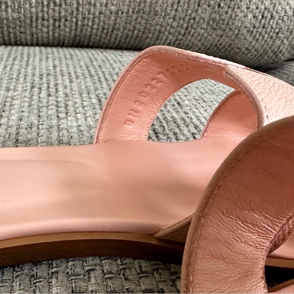NEW Hermes Rose Pale Epsom Calfskin Oran SandalS - Picture 7 of 13